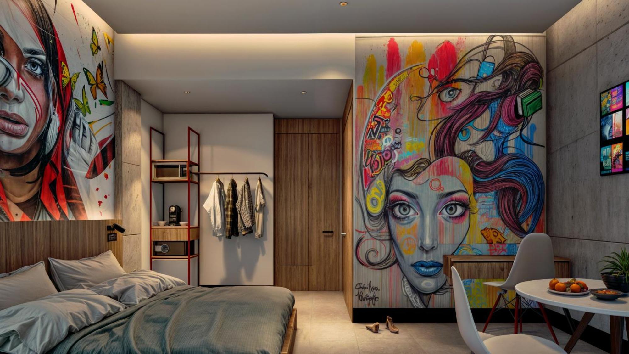 Street Art Hotel Roma Meksyk Zewnętrze zdjęcie