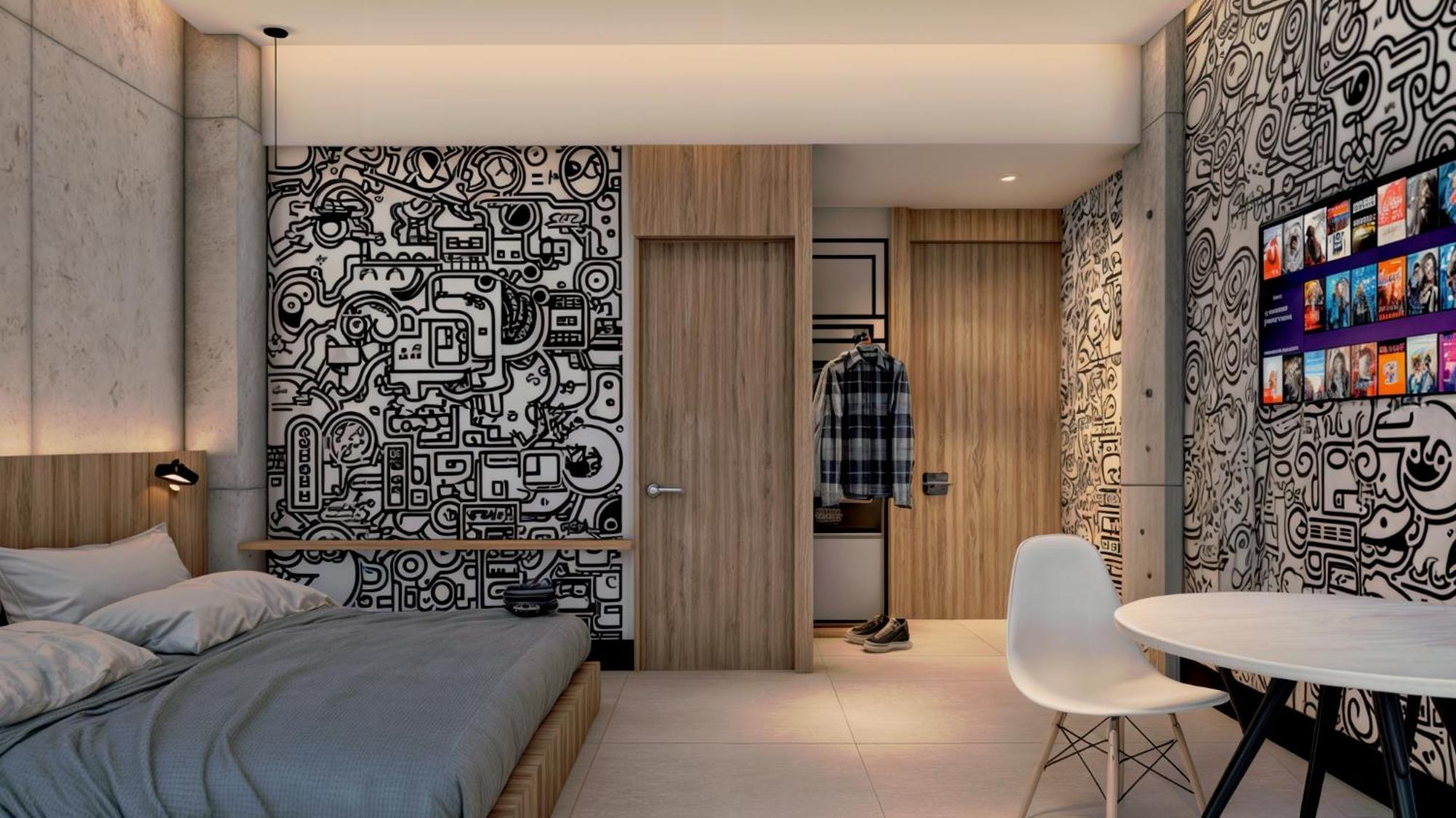 Street Art Hotel Roma Meksyk Zewnętrze zdjęcie