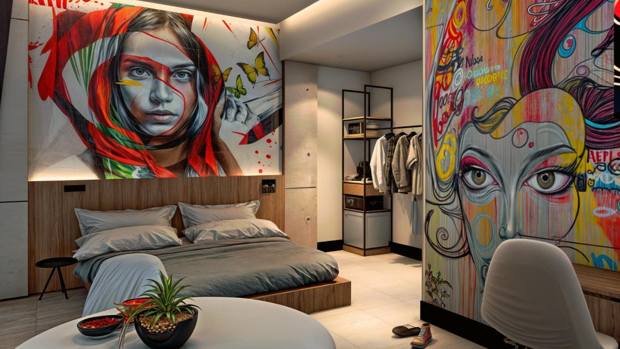 Street Art Hotel Roma Meksyk Zewnętrze zdjęcie