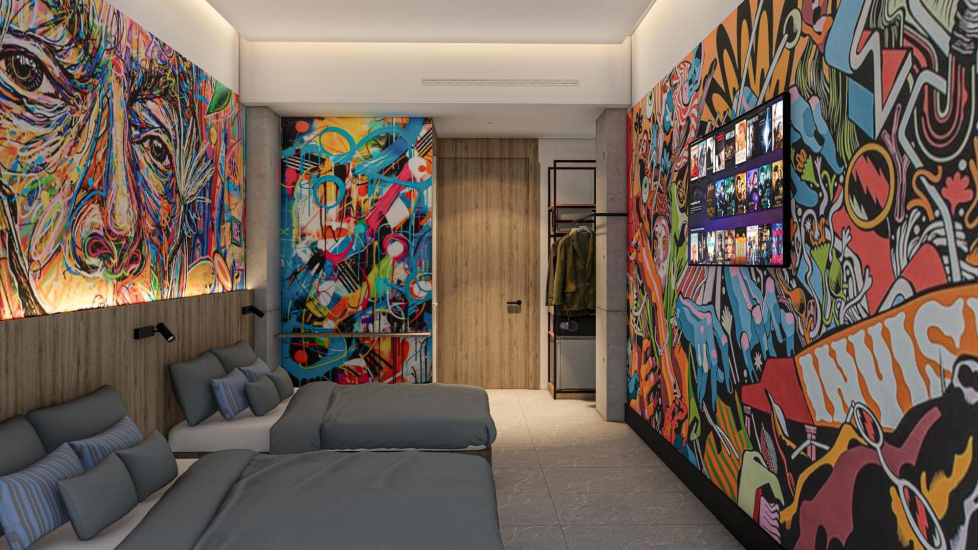 Street Art Hotel Roma Meksyk Zewnętrze zdjęcie