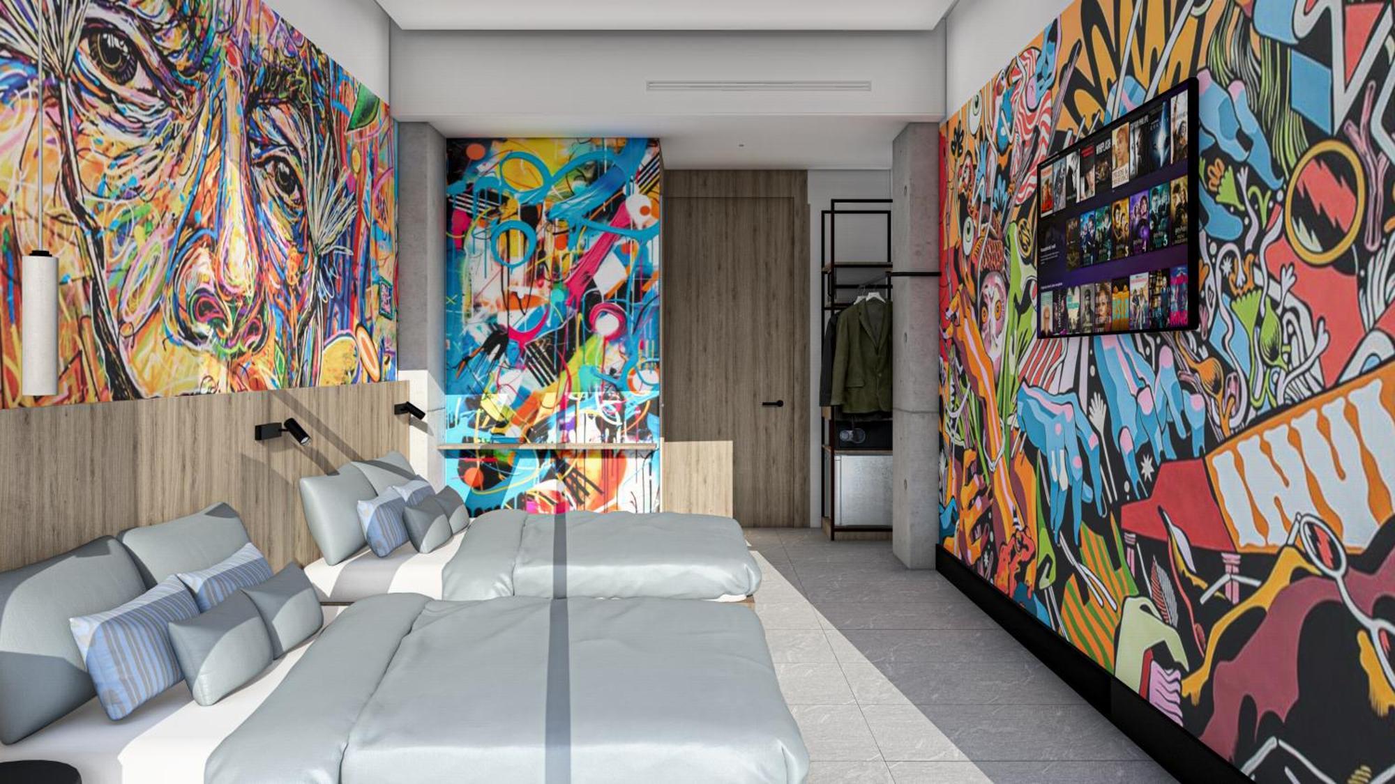 Street Art Hotel Roma Meksyk Zewnętrze zdjęcie